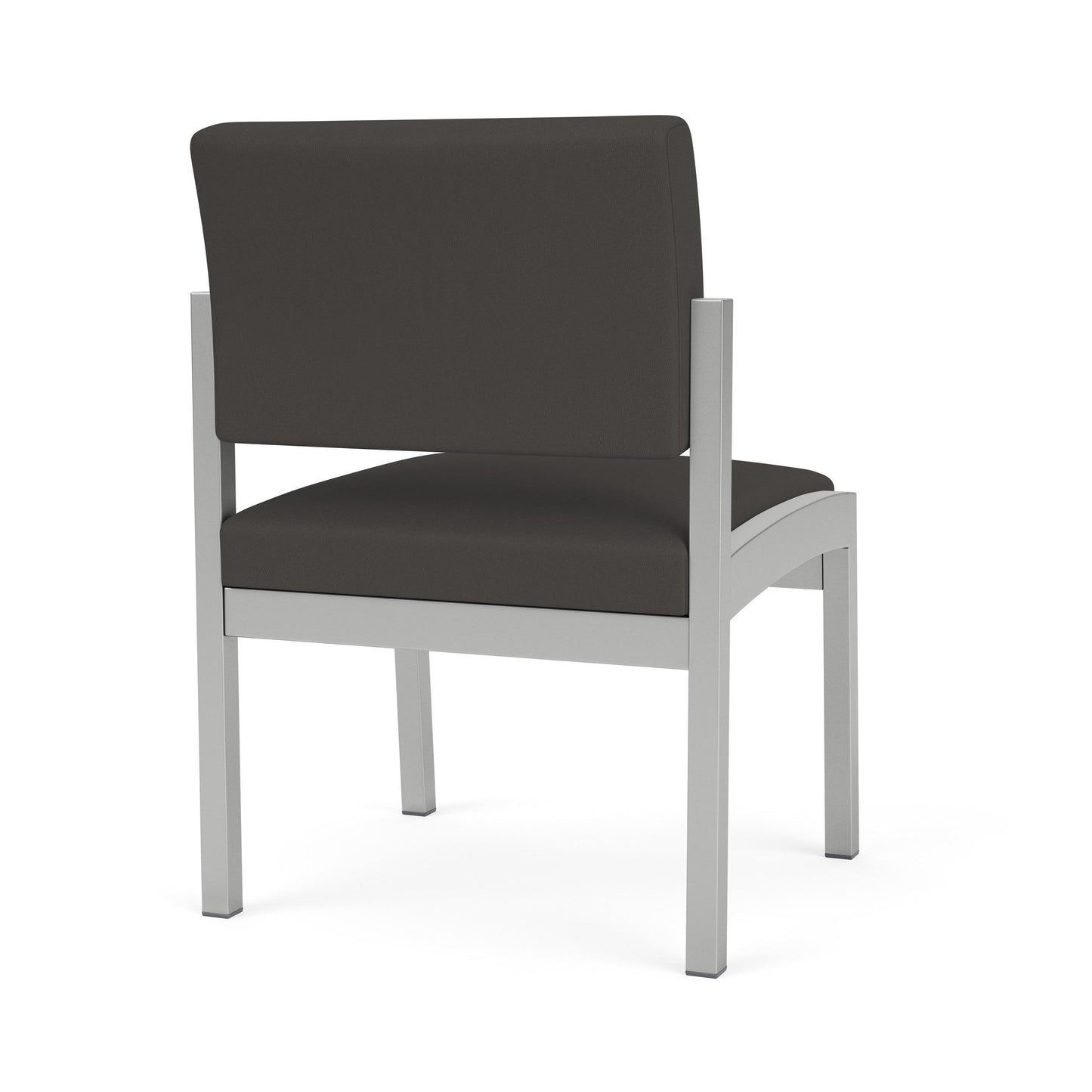 Lenox Steel Waiting Reception Armless Guest Chair Metal Frame