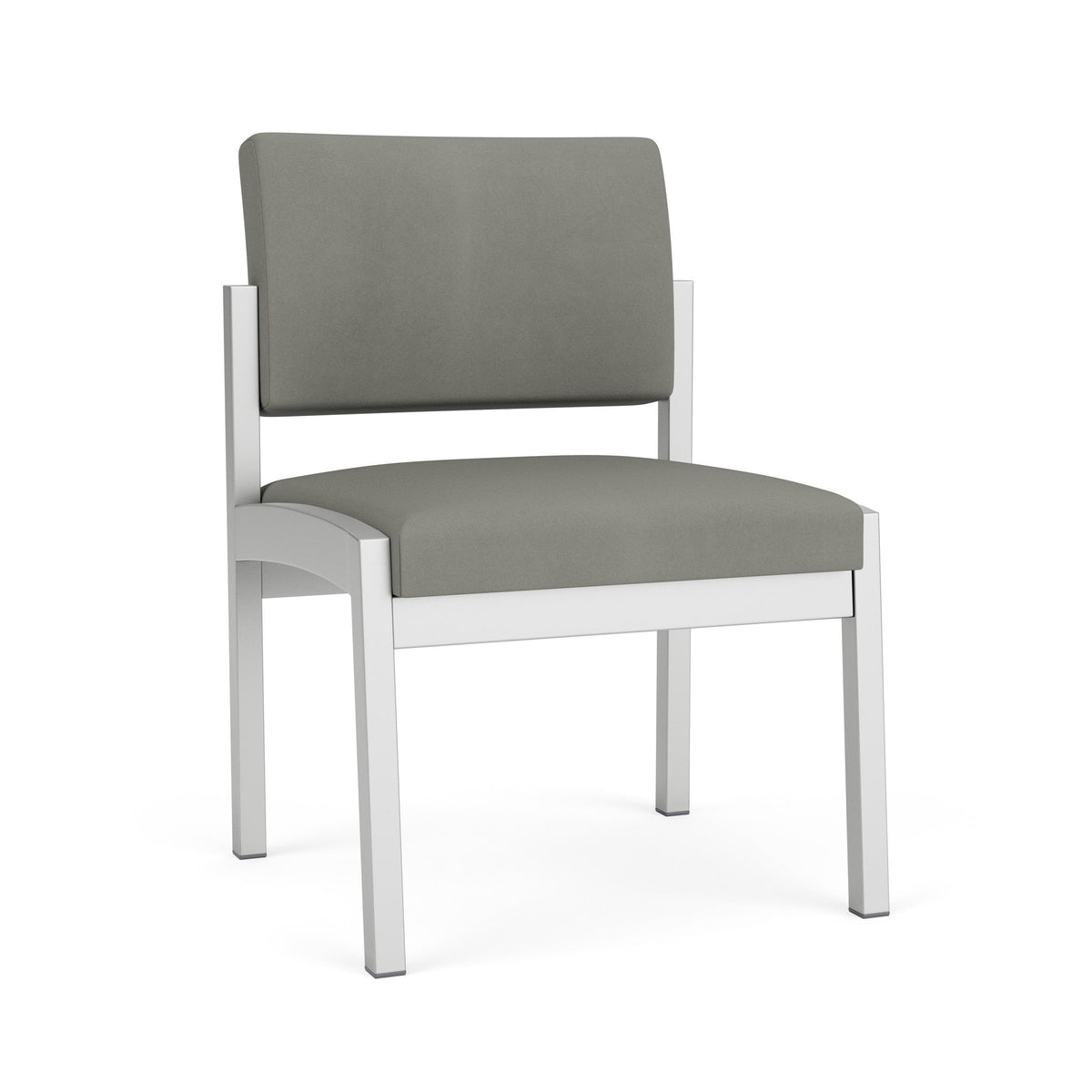 Lenox Steel Waiting Reception Armless Guest Chair Metal Frame