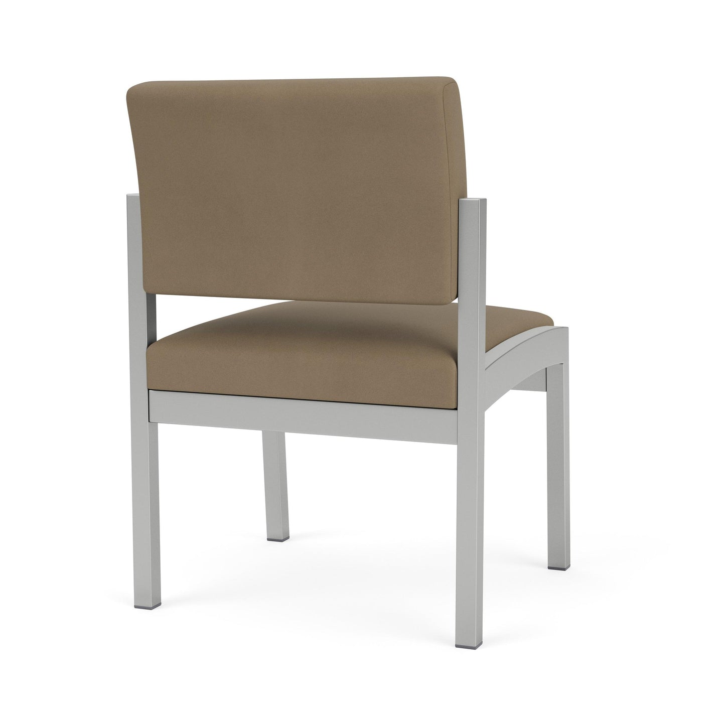 Lenox Steel Waiting Reception Armless Guest Chair Metal Frame