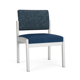 Lenox Steel Waiting Reception Armless Guest Chair Metal Frame