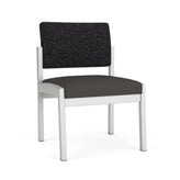 Lenox Steel Waiting Reception Armless Guest Chair Metal Frame
