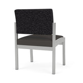 Lenox Steel Waiting Reception Armless Guest Chair Metal Frame