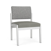 Lenox Steel Waiting Reception Armless Guest Chair Metal Frame