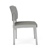 Lenox Steel Waiting Reception Armless Guest Chair Metal Frame