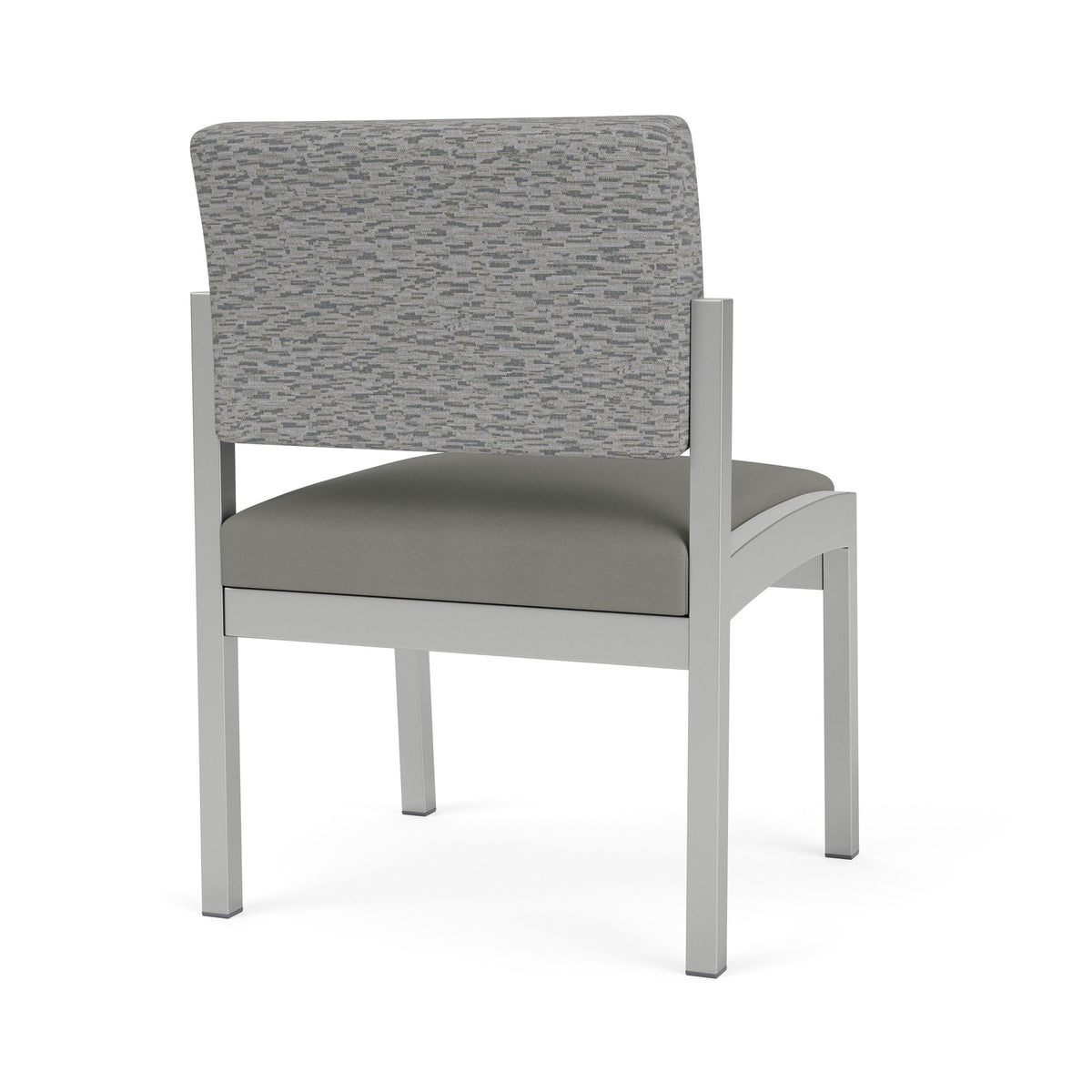 Lenox Steel Waiting Reception Armless Guest Chair Metal Frame