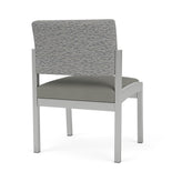 Lenox Steel Waiting Reception Armless Guest Chair Metal Frame