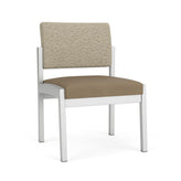 Lenox Steel Waiting Reception Armless Guest Chair Metal Frame