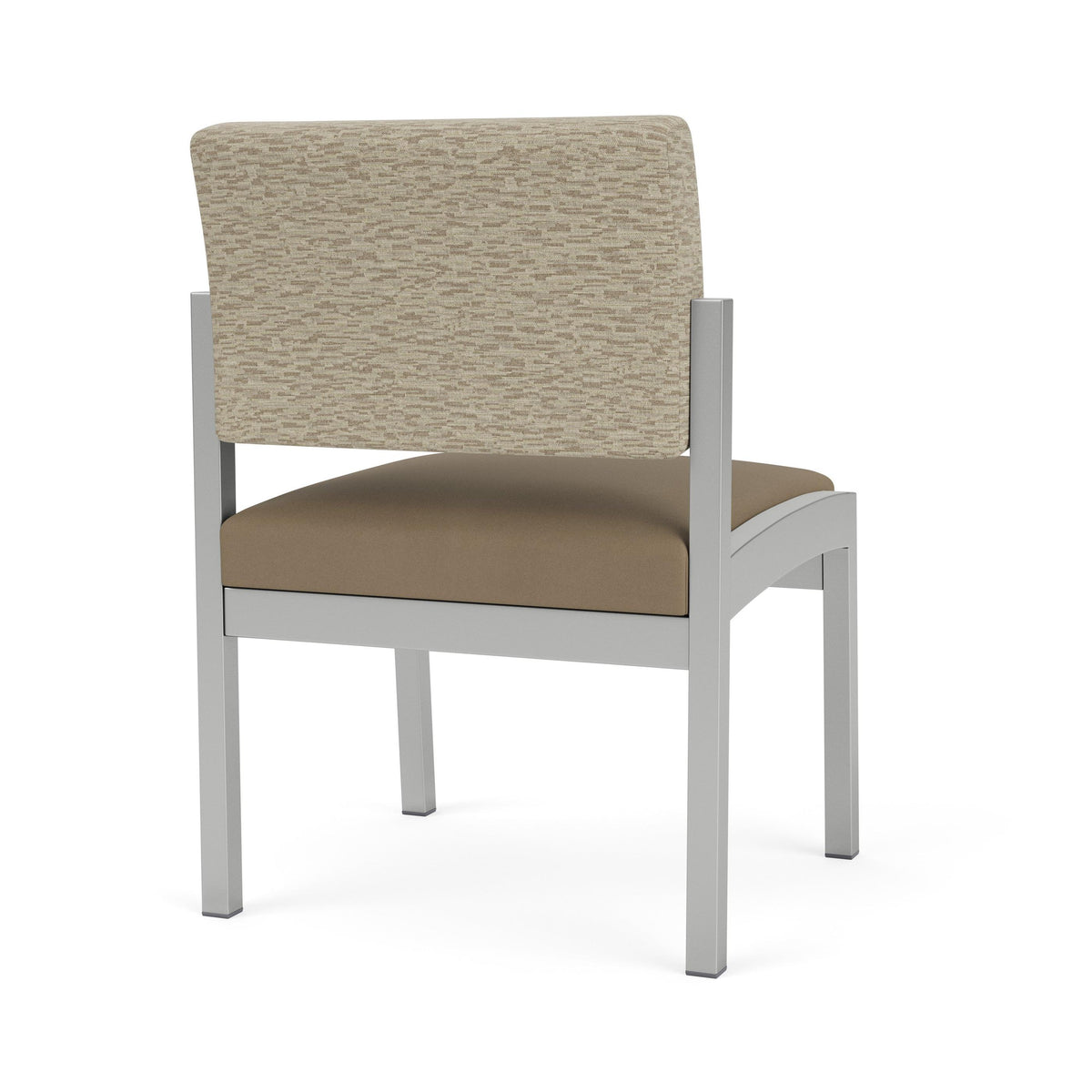 Lenox Steel Waiting Reception Armless Guest Chair Metal Frame