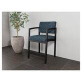 Lenox Steel Waiting Reception Hip Chair Metal Frame
