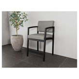 Lenox Steel Waiting Reception Hip Chair Metal Frame