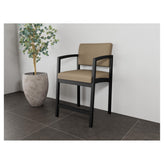 Lenox Steel Waiting Reception Hip Chair Metal Frame