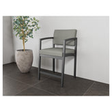 Lenox Steel Waiting Reception Hip Chair Metal Frame