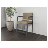 Lenox Steel Waiting Reception Hip Chair Metal Frame