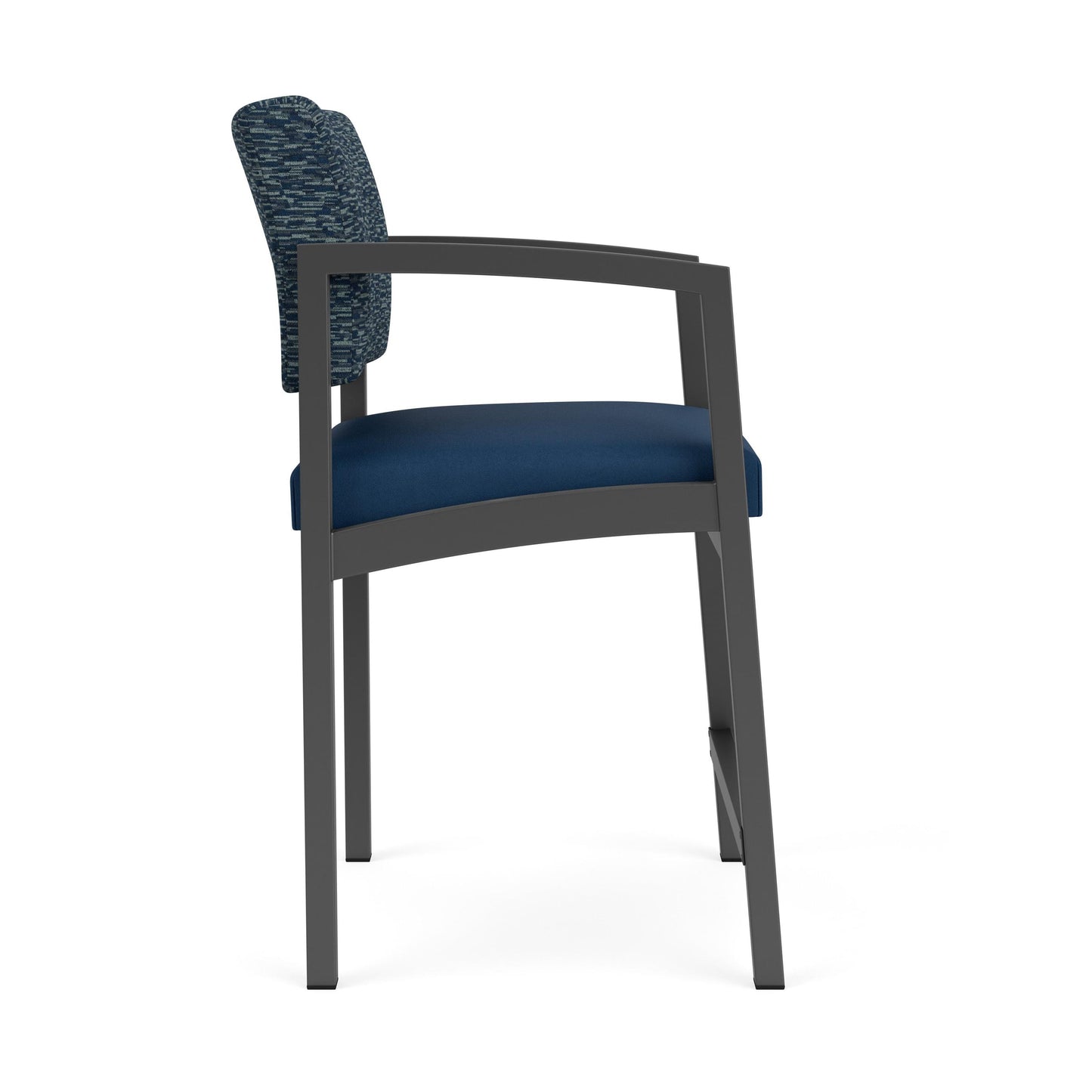 Lenox Steel Waiting Reception Hip Chair Metal Frame