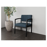 Lenox Steel Waiting Reception Wide Guest Chair Metal Frame