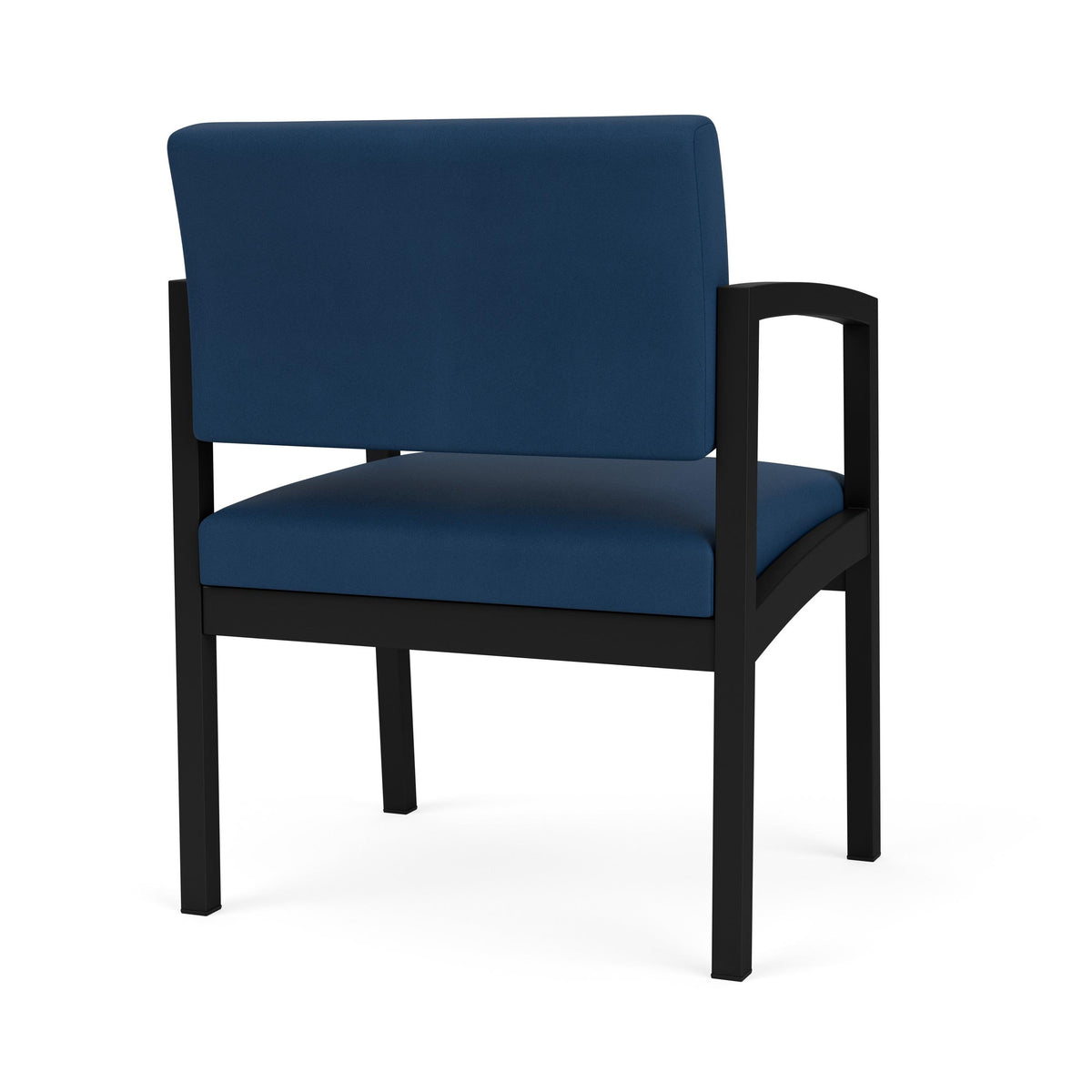 Lenox Steel Waiting Reception Wide Guest Chair Metal Frame