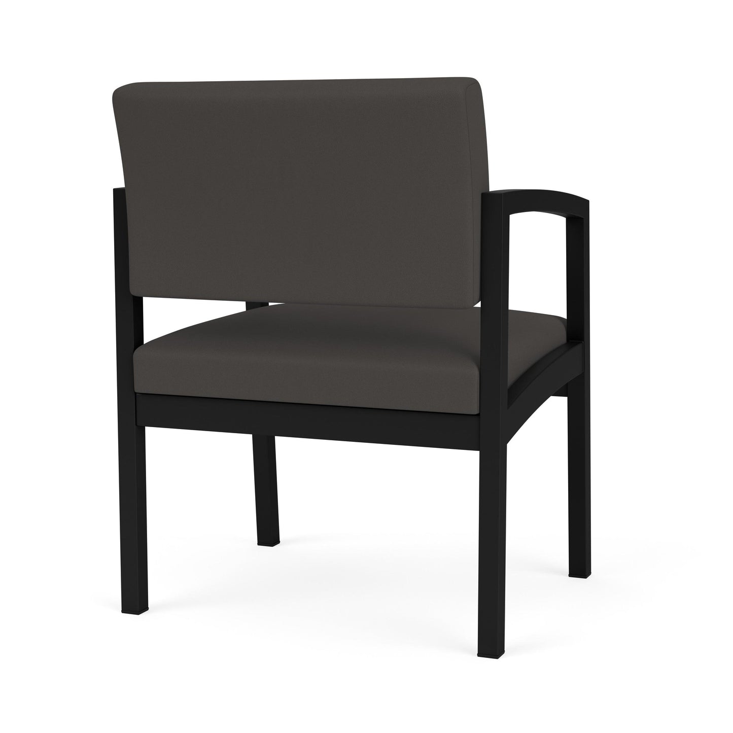 Lenox Steel Waiting Reception Wide Guest Chair Metal Frame