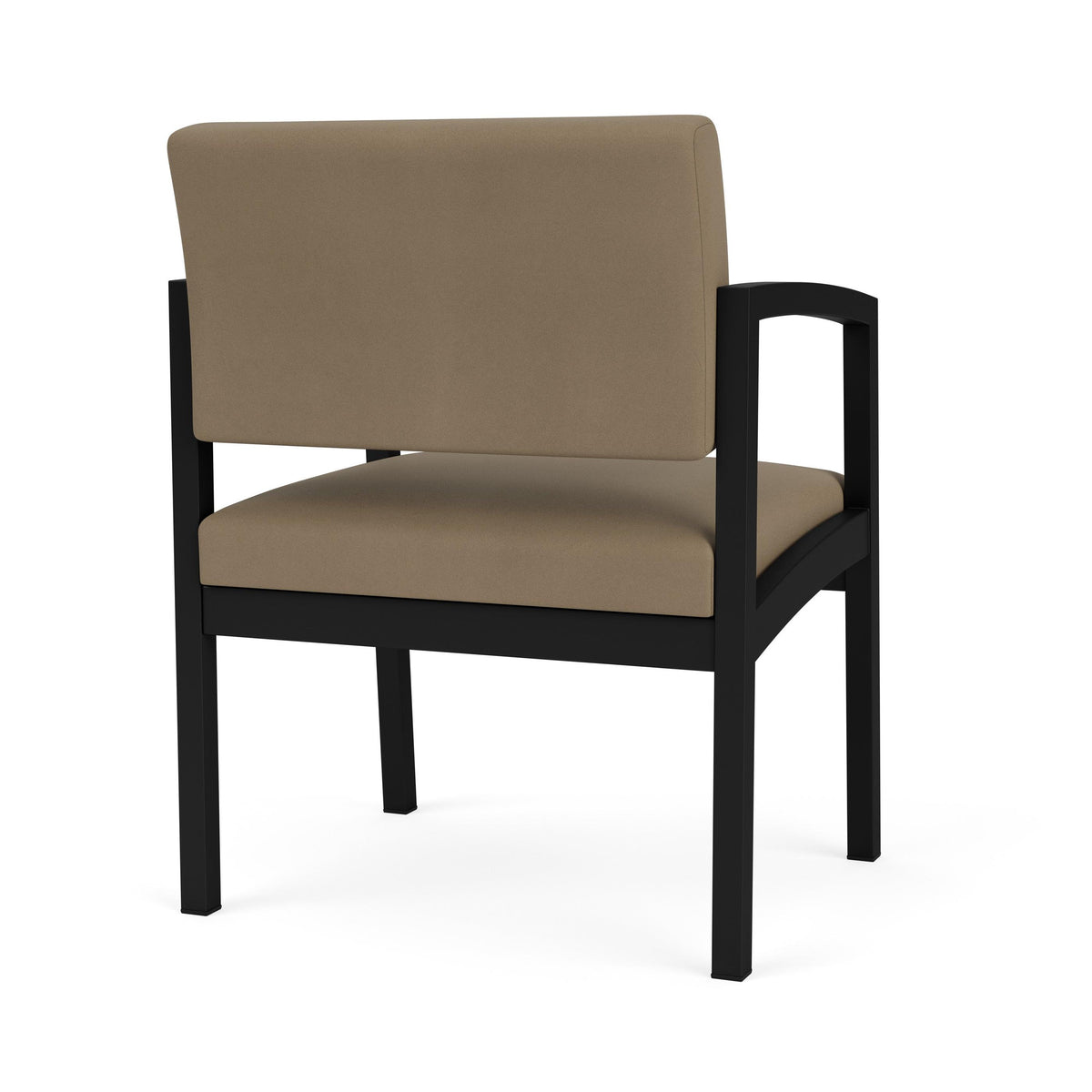Lenox Steel Waiting Reception Wide Guest Chair Metal Frame