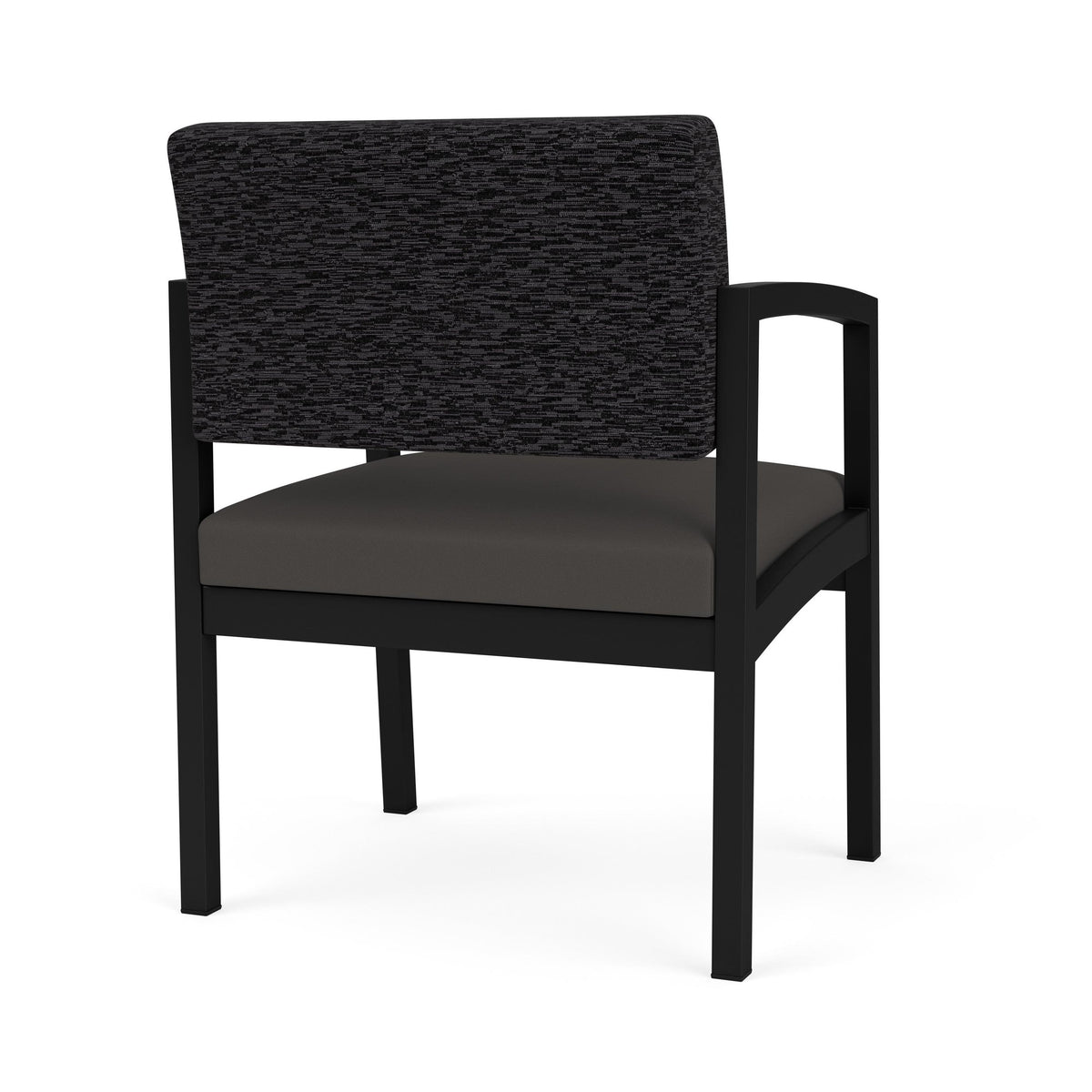 Lenox Steel Waiting Reception Wide Guest Chair Metal Frame
