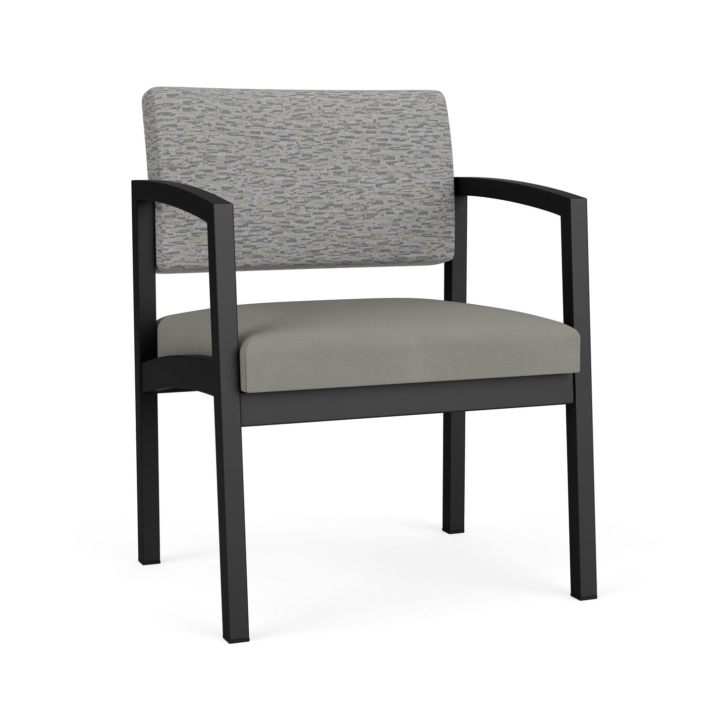 Lenox Steel Waiting Reception Wide Guest Chair Metal Frame