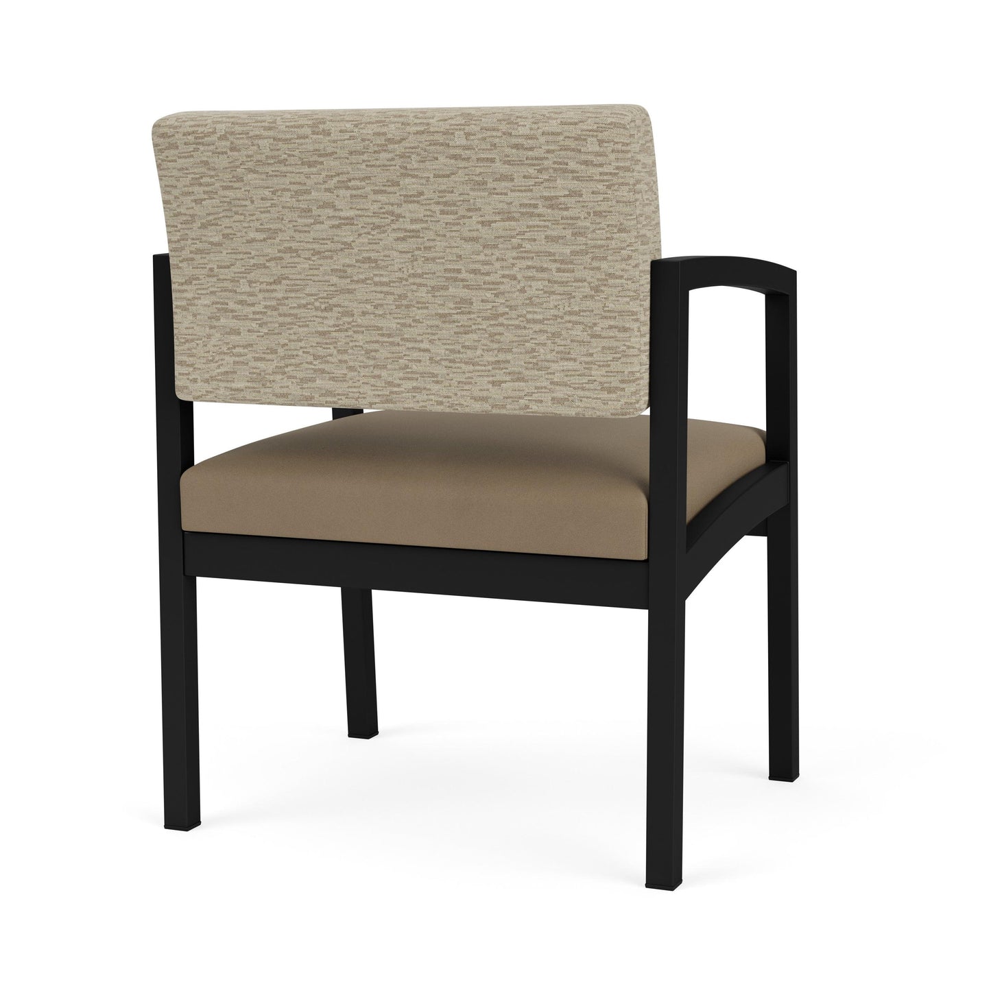 Lenox Steel Waiting Reception Wide Guest Chair Metal Frame