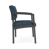 Lenox Steel Waiting Reception Wide Guest Chair Metal Frame