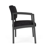 Lenox Steel Waiting Reception Wide Guest Chair Metal Frame