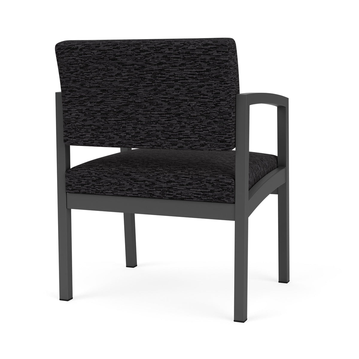 Lenox Steel Waiting Reception Wide Guest Chair Metal Frame
