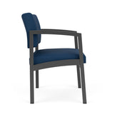 Lenox Steel Waiting Reception Wide Guest Chair Metal Frame