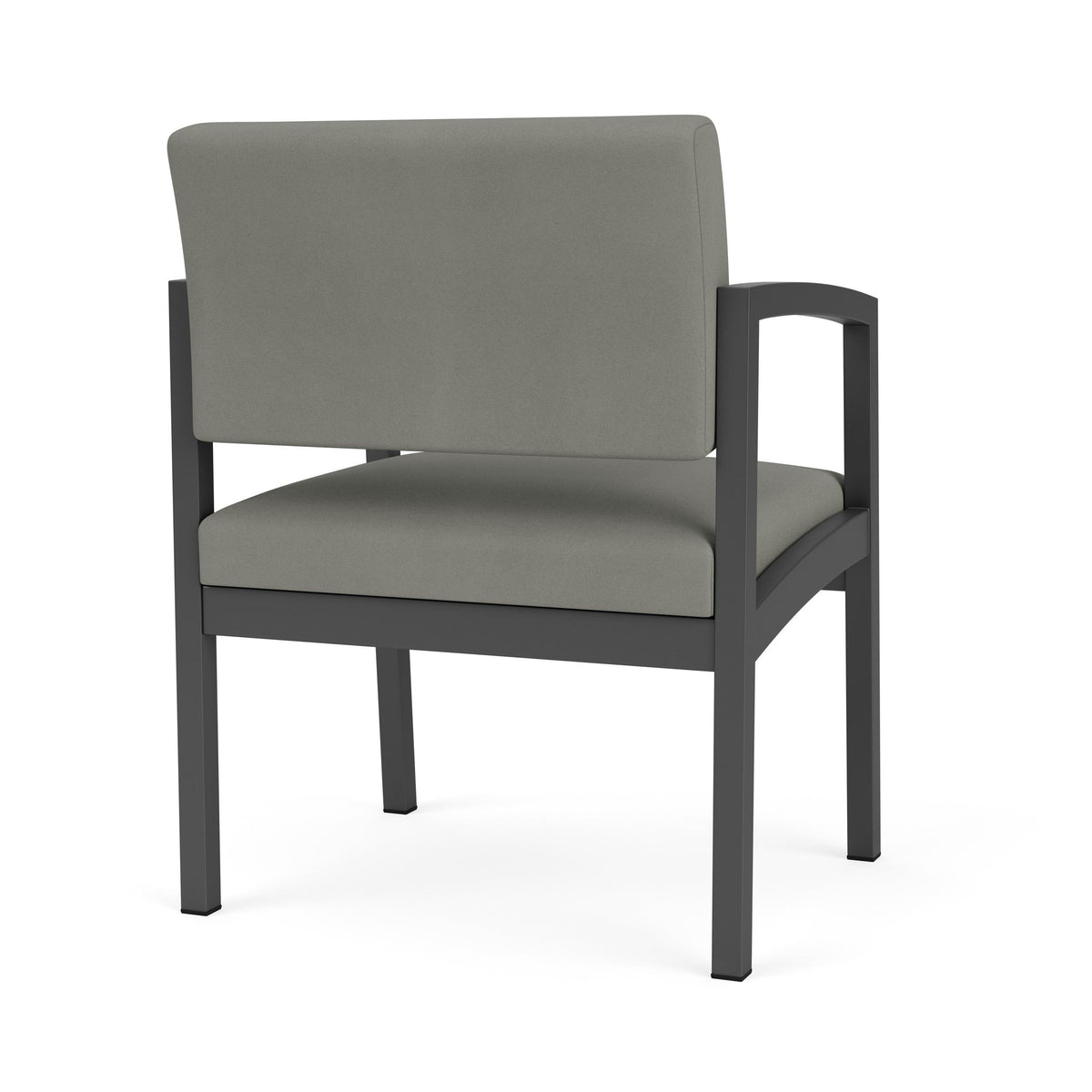 Lenox Steel Waiting Reception Wide Guest Chair Metal Frame