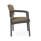 Lenox Steel Waiting Reception Wide Guest Chair Metal Frame