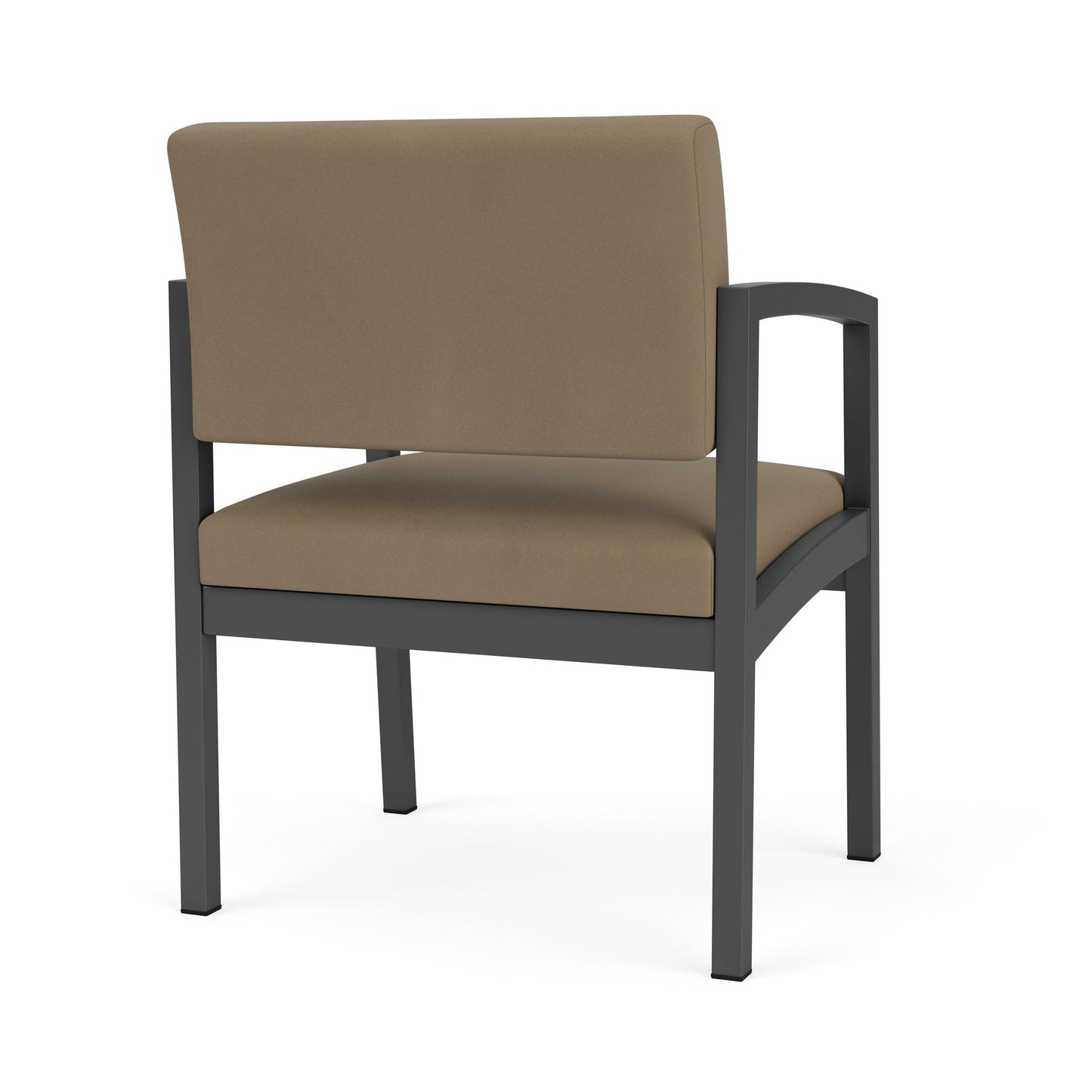 Lenox Steel Waiting Reception Wide Guest Chair Metal Frame