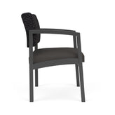 Lenox Steel Waiting Reception Wide Guest Chair Metal Frame
