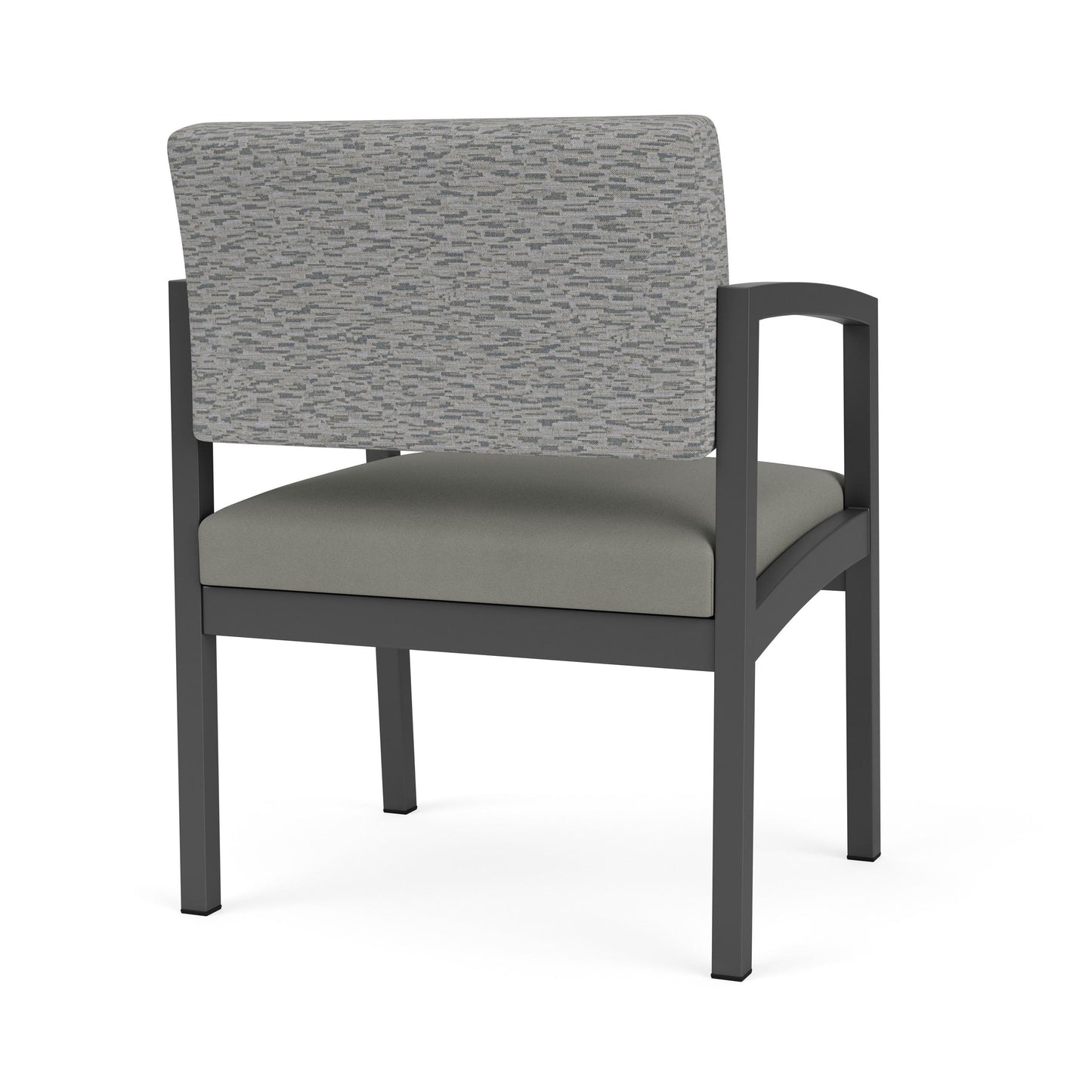 Lenox Steel Waiting Reception Wide Guest Chair Metal Frame