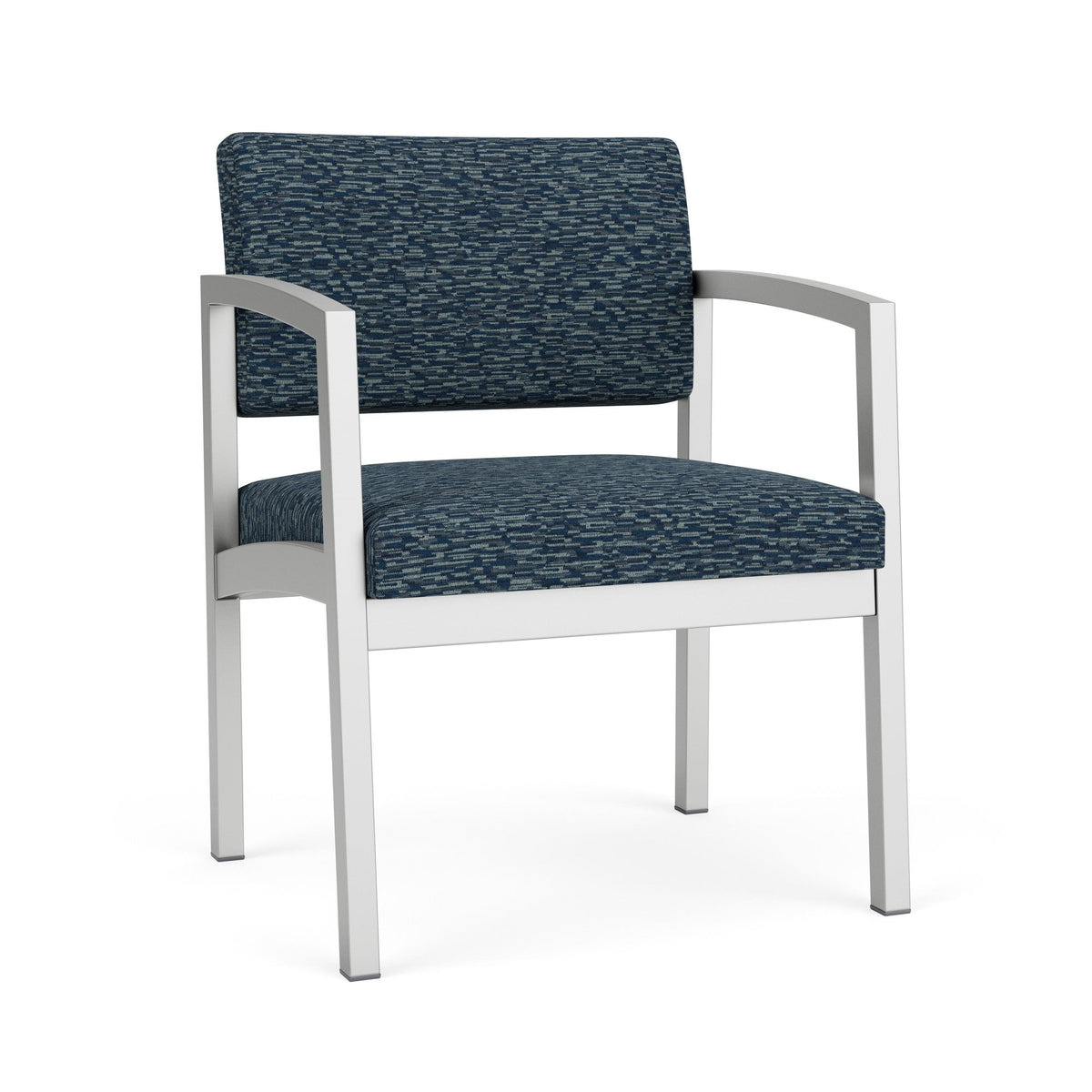 Lenox Steel Waiting Reception Wide Guest Chair Metal Frame