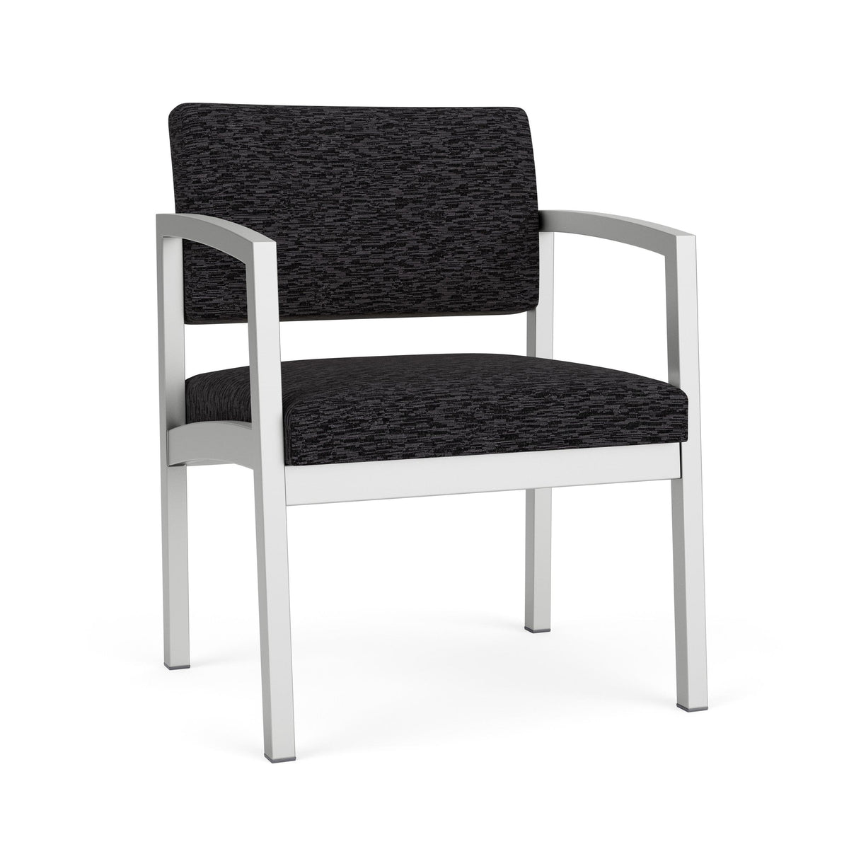 Lenox Steel Waiting Reception Wide Guest Chair Metal Frame