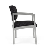 Lenox Steel Waiting Reception Wide Guest Chair Metal Frame