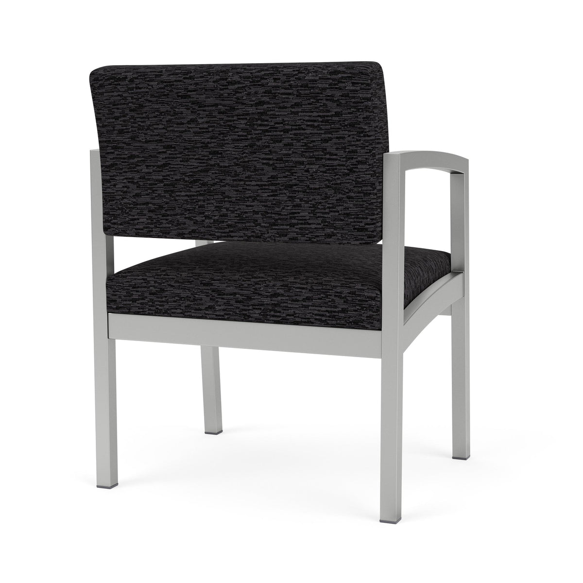 Lenox Steel Waiting Reception Wide Guest Chair Metal Frame