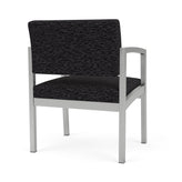 Lenox Steel Waiting Reception Wide Guest Chair Metal Frame