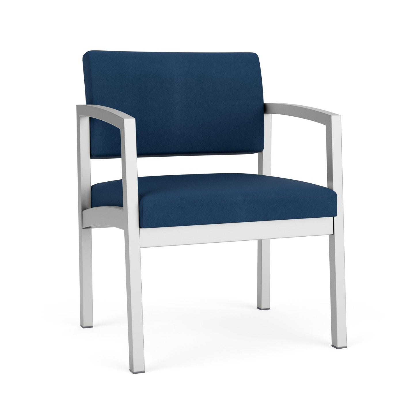 Lenox Steel Waiting Reception Wide Guest Chair Metal Frame