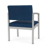 Lenox Steel Waiting Reception Wide Guest Chair Metal Frame