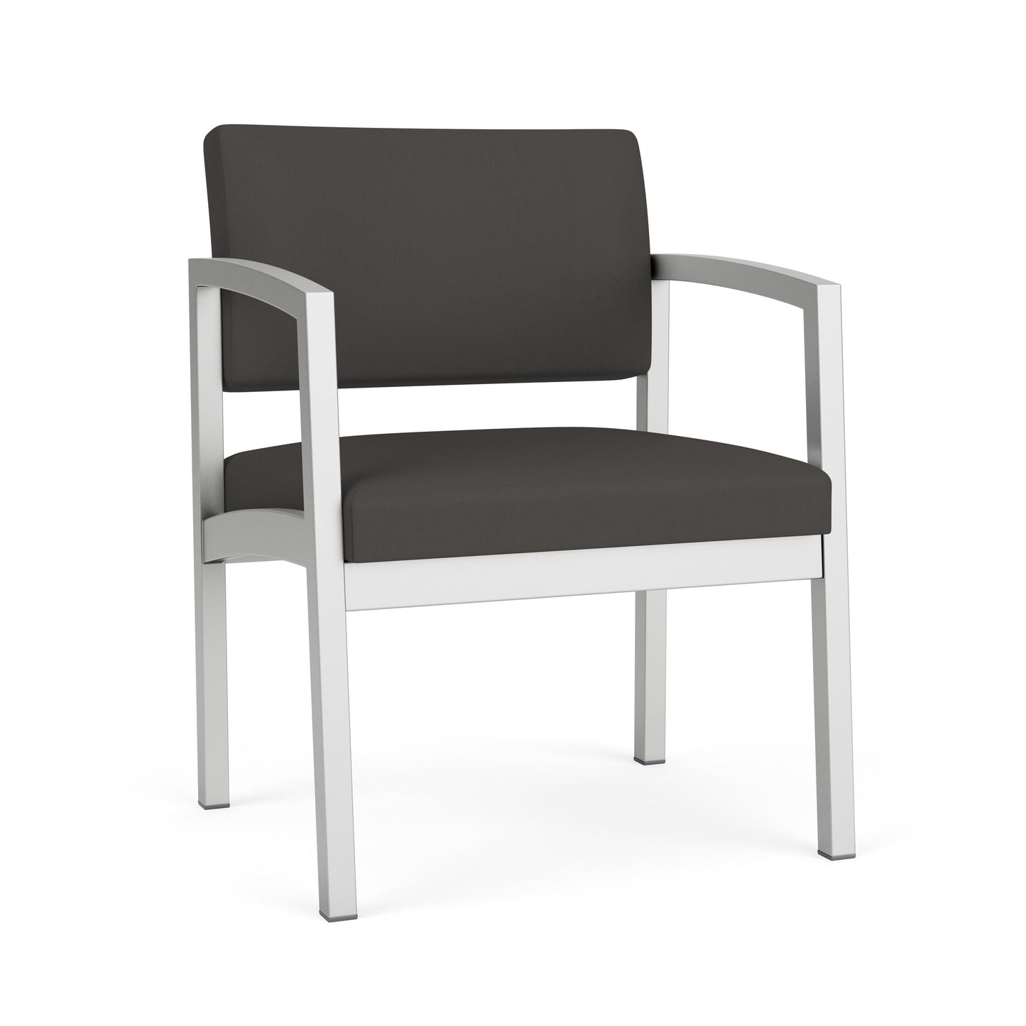 Lenox Steel Waiting Reception Wide Guest Chair Metal Frame