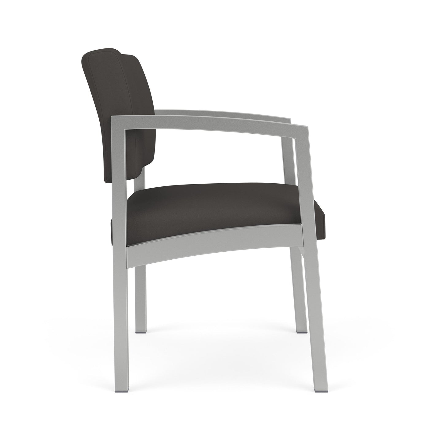 Lenox Steel Waiting Reception Wide Guest Chair Metal Frame