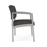 Lenox Steel Waiting Reception Wide Guest Chair Metal Frame