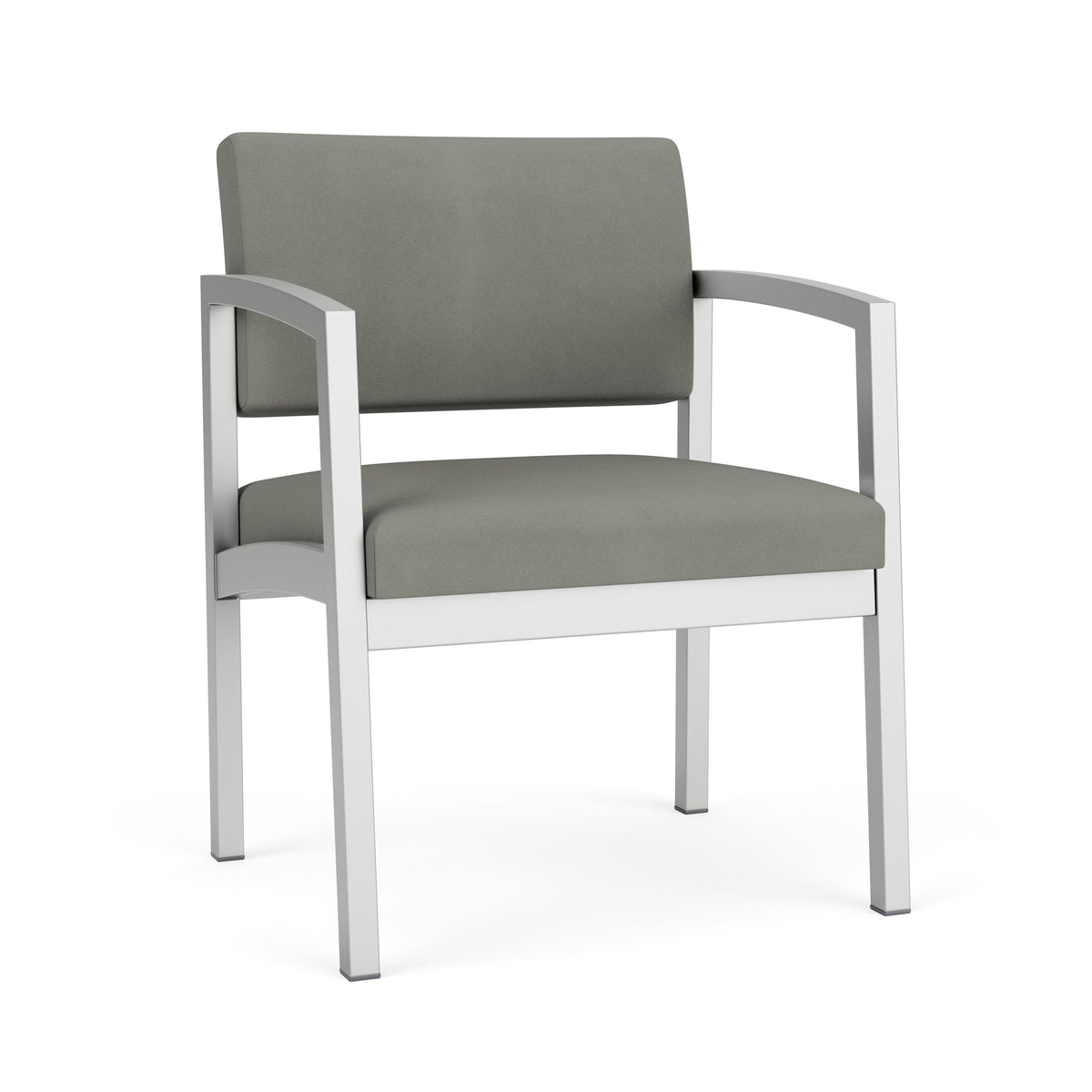 Lenox Steel Waiting Reception Wide Guest Chair Metal Frame