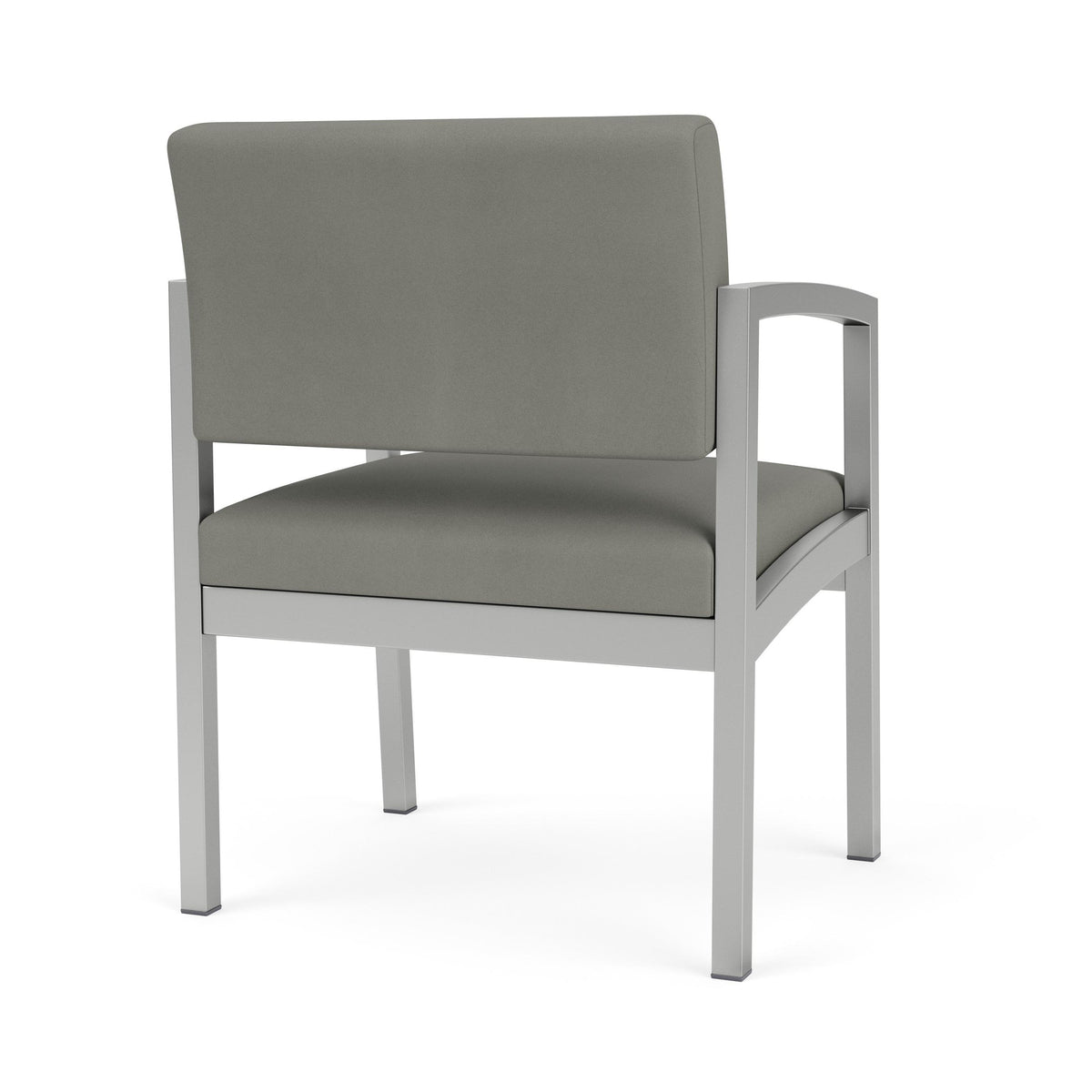 Lenox Steel Waiting Reception Wide Guest Chair Metal Frame