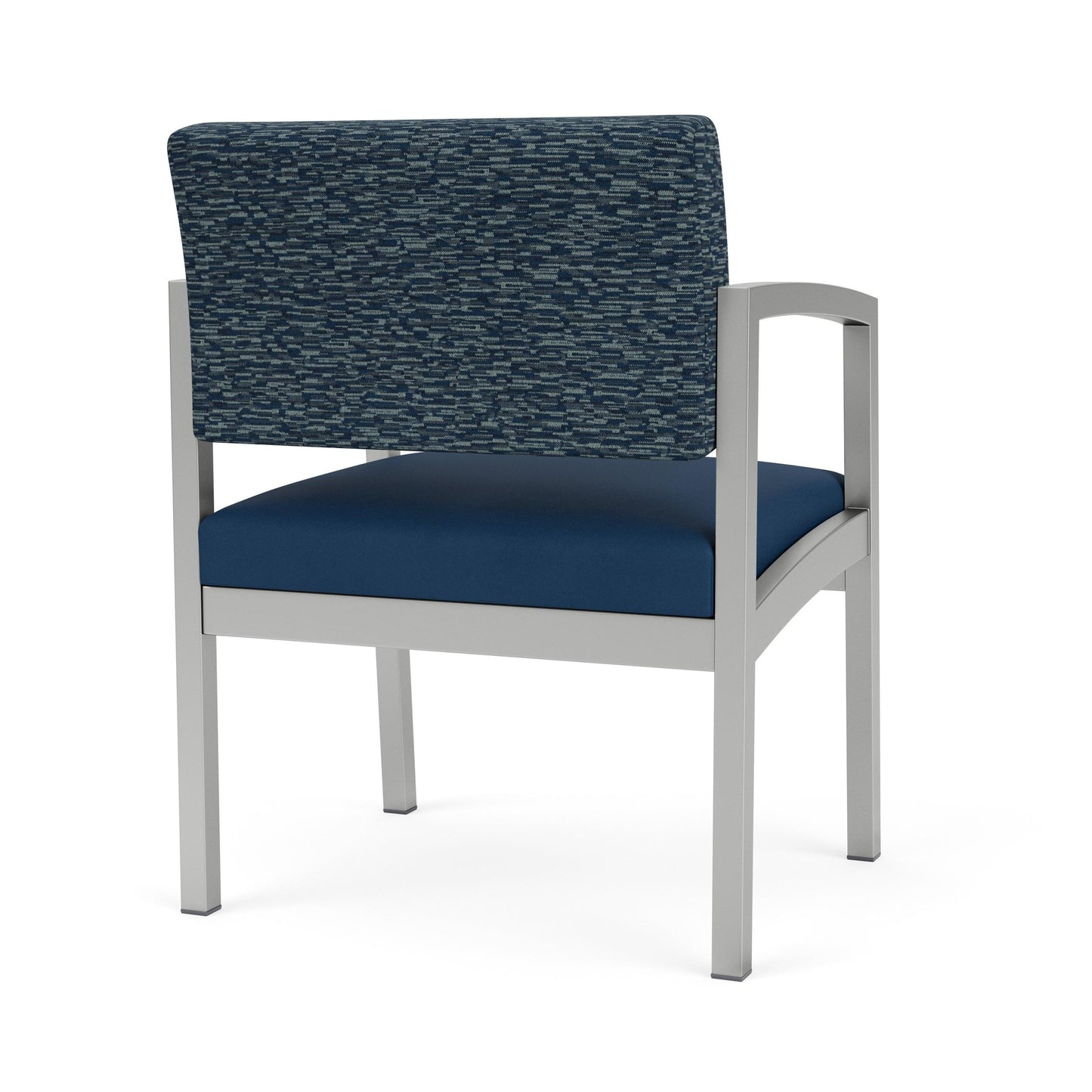 Lenox Steel Waiting Reception Wide Guest Chair Metal Frame