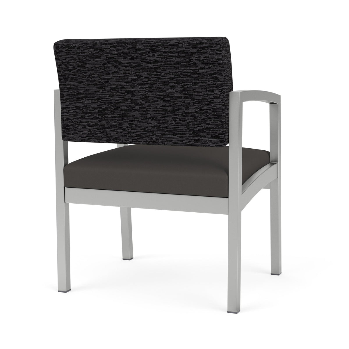 Lenox Steel Waiting Reception Wide Guest Chair Metal Frame
