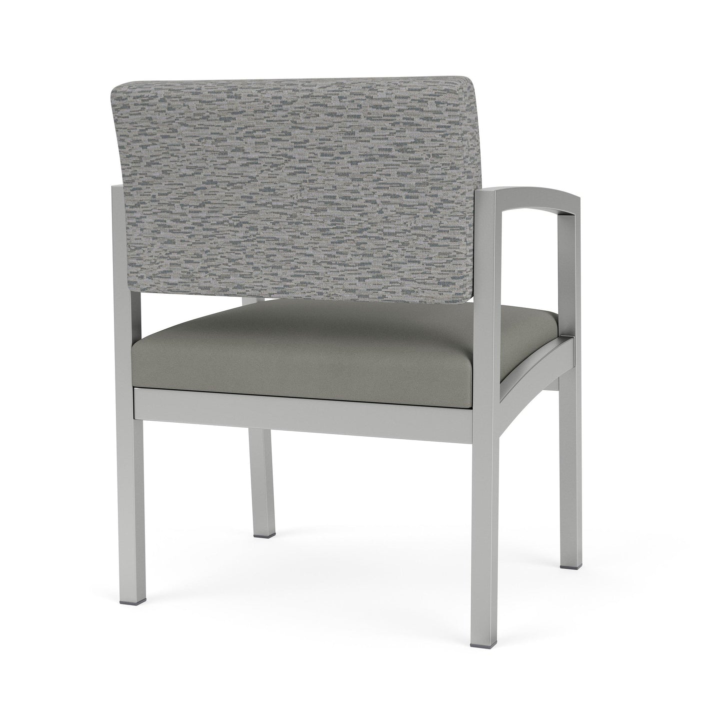 Lenox Steel Waiting Reception Wide Guest Chair Metal Frame