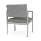 Lenox Steel Waiting Reception Wide Guest Chair Metal Frame